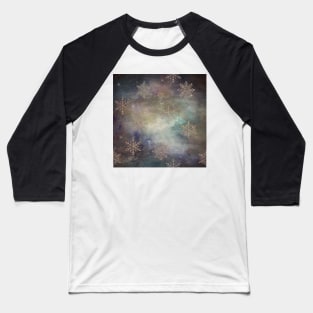 Midnight Snow Baseball T-Shirt